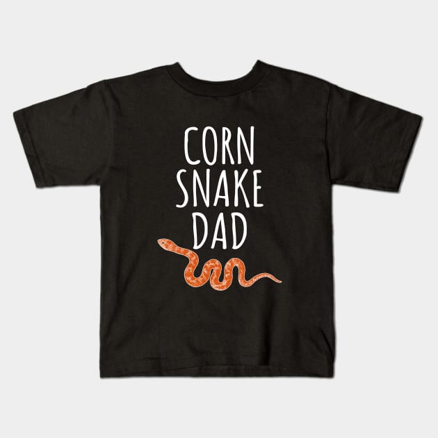 Corn Snake Dad Kids T-Shirt by LunaMay